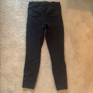 Lululemon Black 7/8th High Waist w/ Mesh Leggings